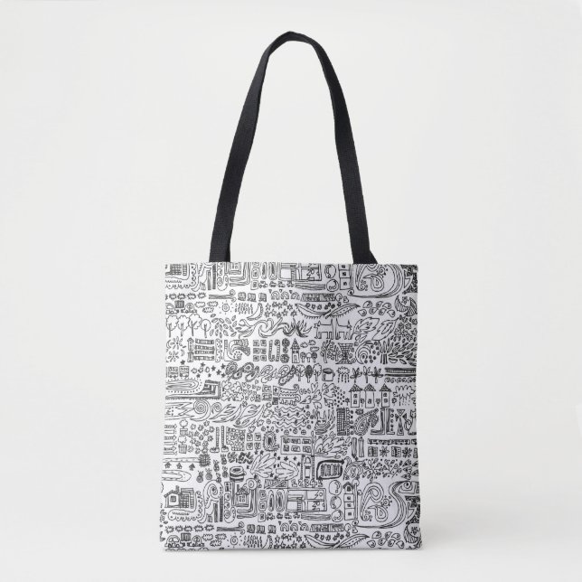geo design tote bag (Front)
