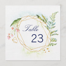 Geo Envy Table Numbers