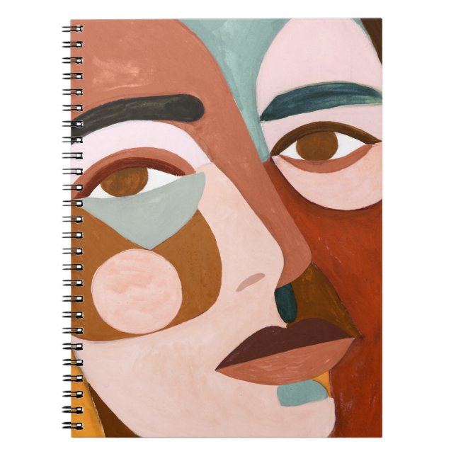 Geo Face Upclose Notebook (Front)
