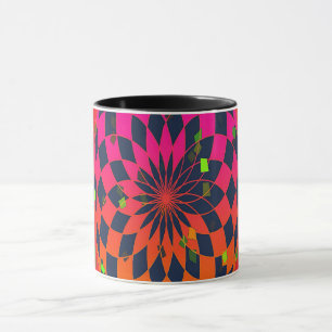 Geo Floral Gift Housewarming Beverage Mug