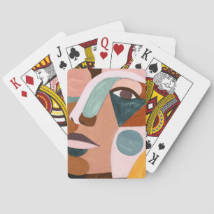 Geo Half Face Playing Cards