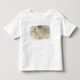 Geo-Hydrographic Mappamonde Toddler T-Shirt