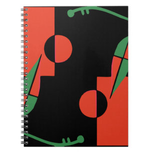 Geo Leaves Spiral Notebook