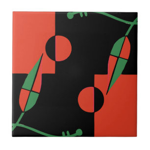 Geo Leaves Tile