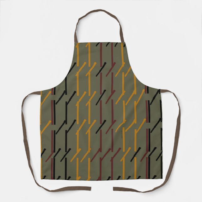 Geo Line Mix Stripe Kitchen Chef  Apron (Front)