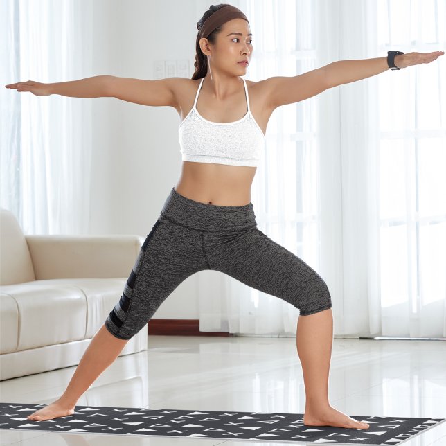 Geo Line Triangle Yoga Mat (Creator Uploaded)