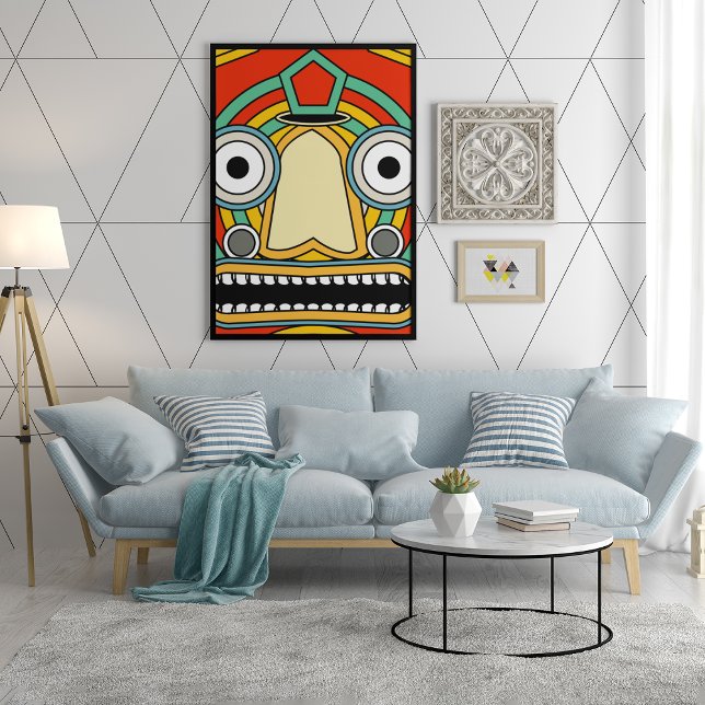 Geo Magnificent Tribal Canvas Print (Creator Uploaded)