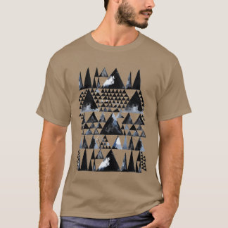 Geo Scandi Black Triangles T-Shirt