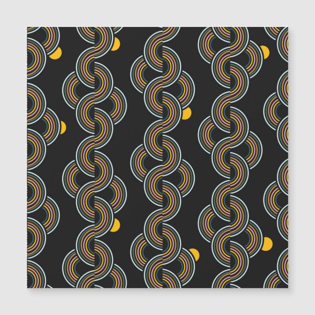 Geo Stripe: Trendy Vintage Design (Front)