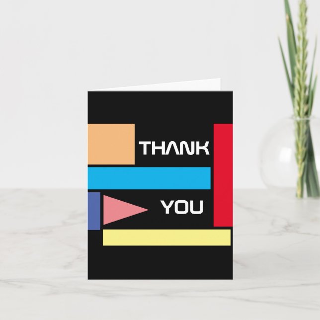 Geo- Thank You Card (Front)