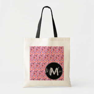 Geo Tropical Palm Tree Name Library Books Tote Bag