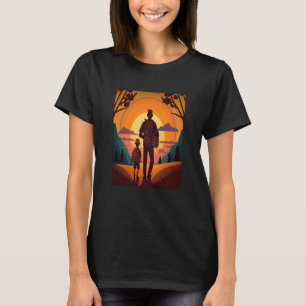 Geocache Mountain Hiking Trip Geocaching Dad In Su T-Shirt