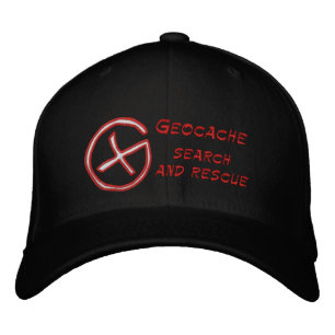 Geocache Search and rescue Embroidered Hat