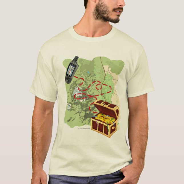 Geocache to Treasure shirt (Front)