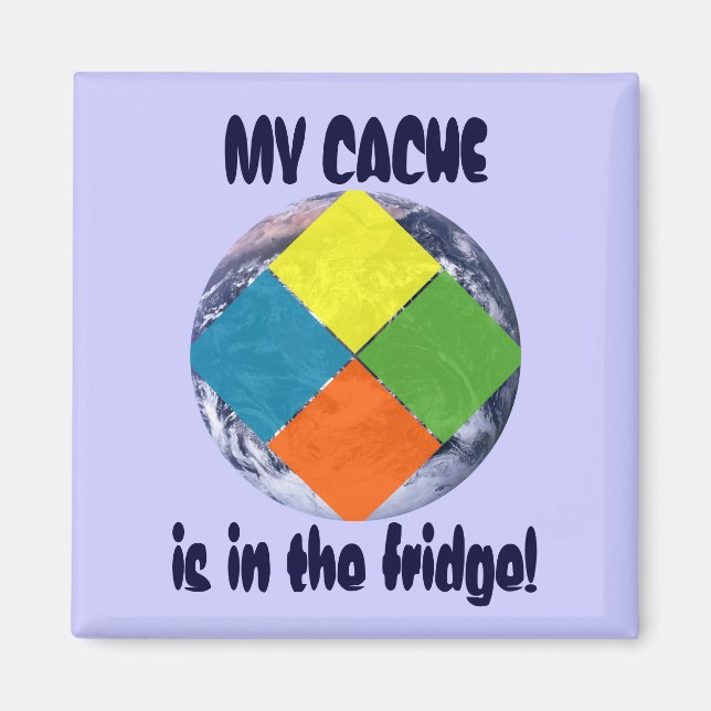 GeoCache World Magnet (Front)