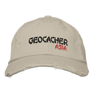 Geocacher Asia Embroidered Hat