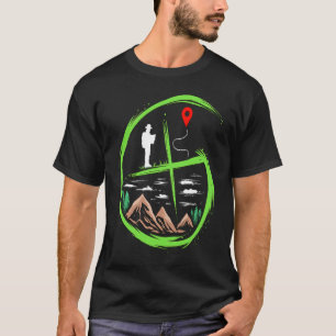 Geocacher  for scavenger hunting treasure hunt T-Shirt