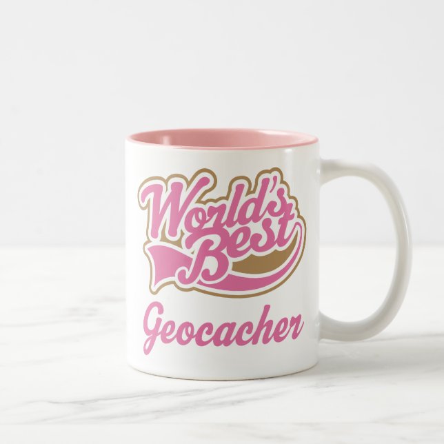 Geocacher Gift Two-Tone Coffee Mug (Right)