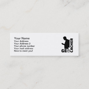 Geocacher Mini Business Card