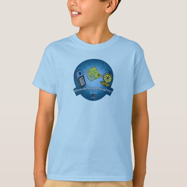 Geocaching Daughter T-shirt (Front)