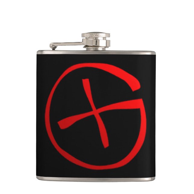 Geocaching Hip Flask (Front)