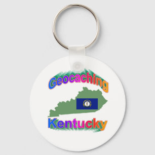 Geocaching Kentucky Keychain