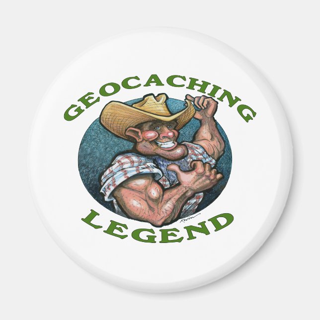 Geocaching Legend Magnet (Front)