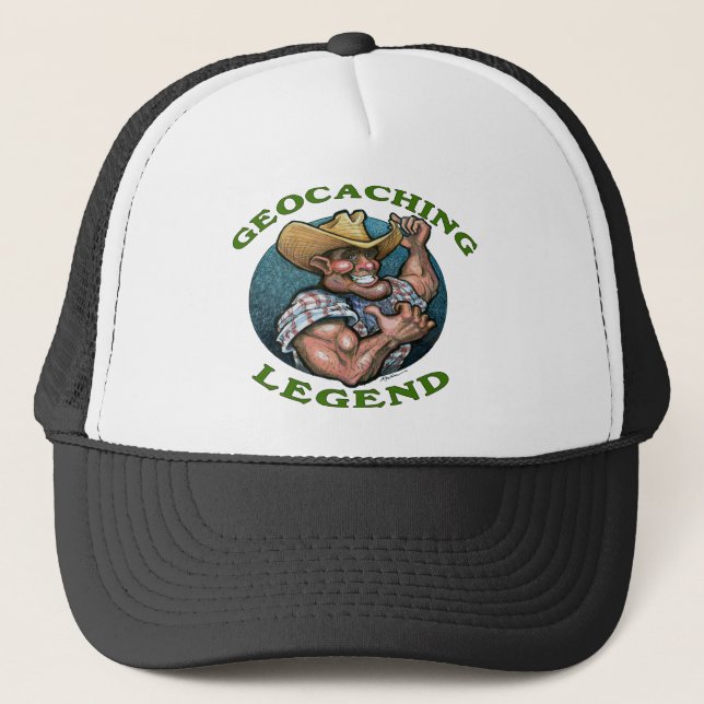 Geocaching Legend Trucker Hat (Front)