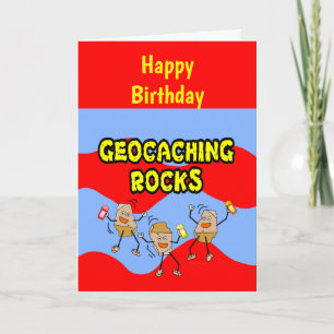 Geocaching Rocks Card