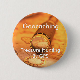 Geocaching Treasure Hunting By GPS Swag Pin