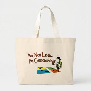 Geocahing Large Tote Bag