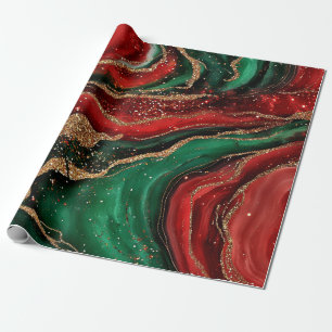 Geode Christmas Wrapping Paper