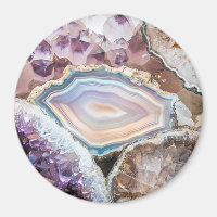 Geode Crystal | Crystal Photo Magnet