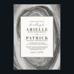 Geode Gemstone Agate Wedding Invitations<br><div class="desc">Geode Gemstone Agate Wedding Invitations - features a watercolor print in shades of grey and black.  This design is also themed with faux gold foil and printed faux gold modern font lettering.  View the entire collection found on this page to complete the look of your event.</div>