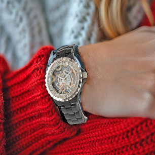 Geode White Crystals Quartz Pretty Watch