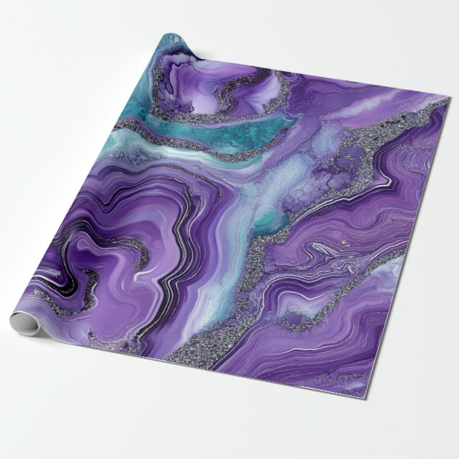 Geode Wrapping Paper (Unrolled)