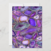 Geodes crystal pattern - Purple and Violet