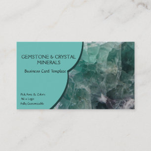 Geodes, Fluoride & Quartz Crystals Business Card