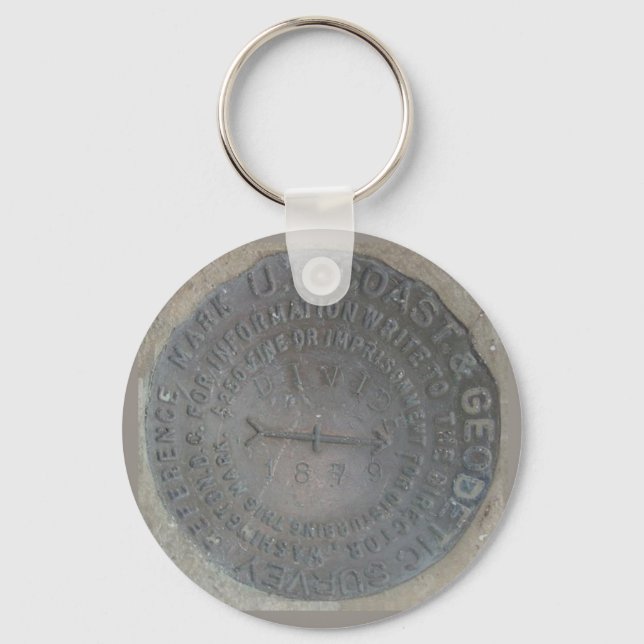 geodetic-survey-marker key ring (Front)