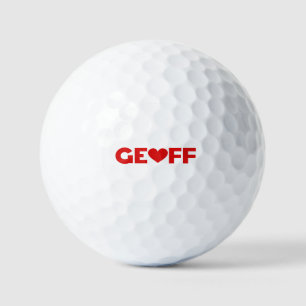 Geoff Love Golf Balls