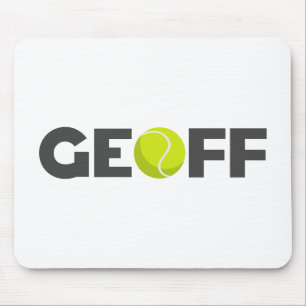 Geoff Tennis Mouse Pad