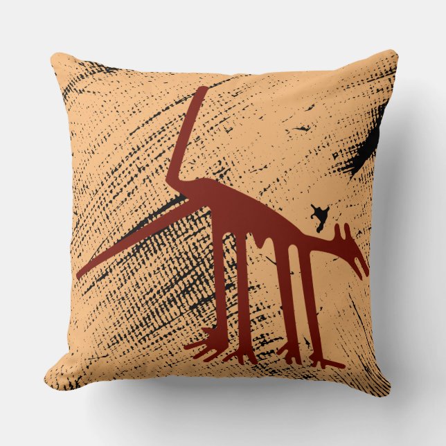 Geoglyphs Nazca Peru Animals Cushion (Front)