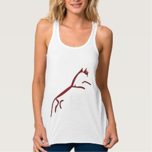 Geoglyphs Red Uffington White Horse Singlet