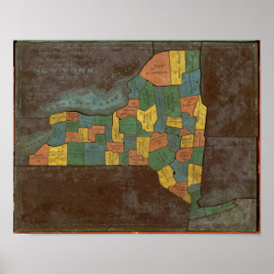 Geographical Analysis of the State of New York Poster