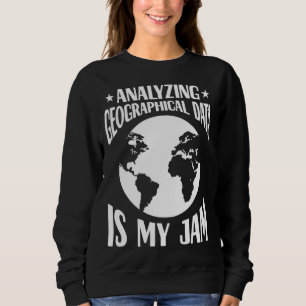 Geographical Mapping Cartography World Map Sweatshirt