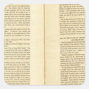 Geographical Memoir 2 Square Sticker