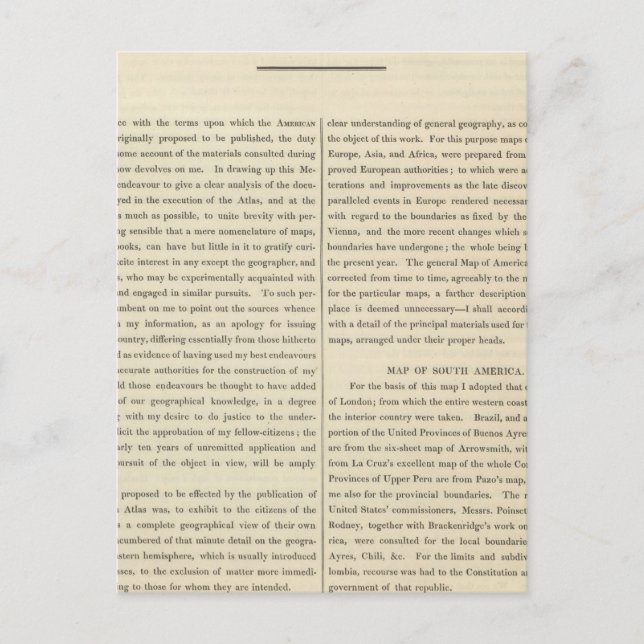 Geographical Memoir 4 Postcard (Front)