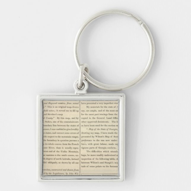Geographical Memoir continued 2 Key Ring (Front)