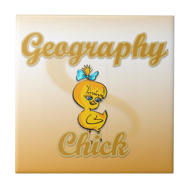 Geography Chick Tile (Front)