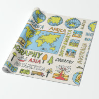 Geography. Hand drawn. Vintage illustration.